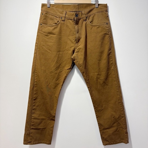 Filson Original Dry Tin Cloth Pants Size 33 x 30 10.5 Ounce Canvas Whiskey Brown - Picture 1 of 16